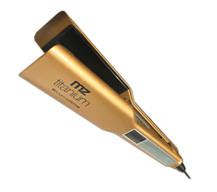 Утюжок для волос/ MZ Titanium широкие пластины, титан, 230С
